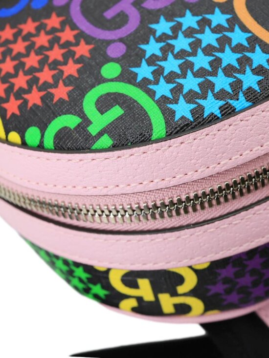 Gucci  Psychedelic GG Supreme Monogram Canvas Backpack Bag Multicolor 601296 main image 14